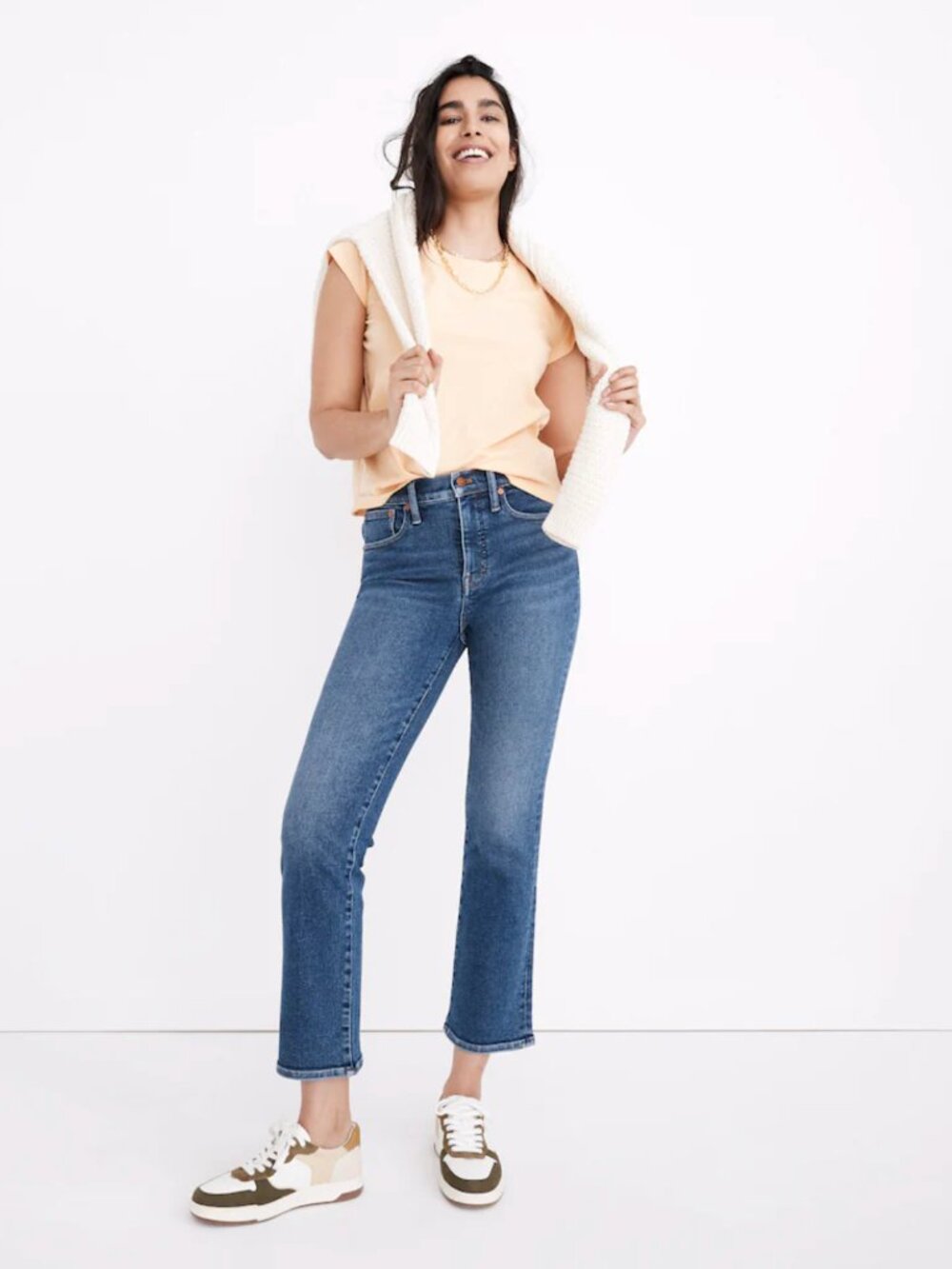 Madewell cropped Jeans Cali Demi Boot - size 26